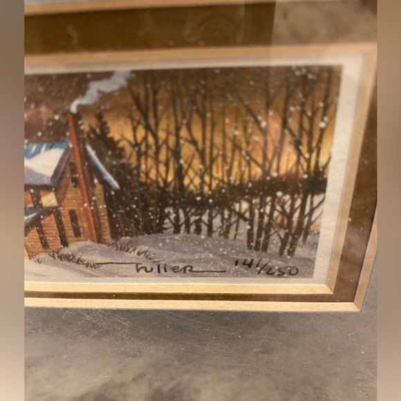 Vintage Lu Fuller Limited Edition Print, Double Matted, Numbered 141/250 - Picture 3 of 9